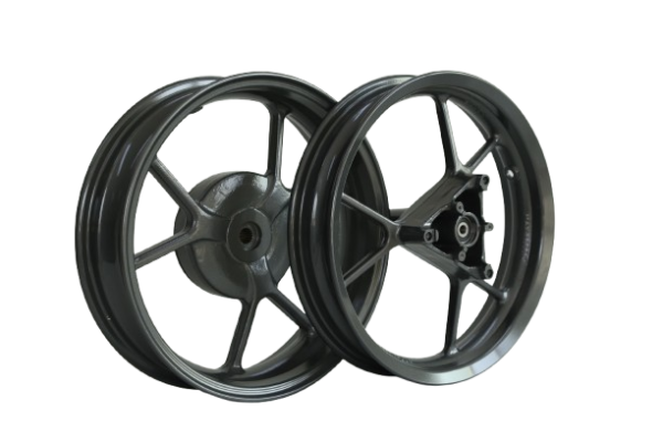 چرخ آلومینیومی موتورسیکلت مدل آیروکس(Aerox) مشکی